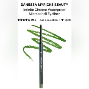 NIB Danessa Myricks Beauty Green Eyeliner